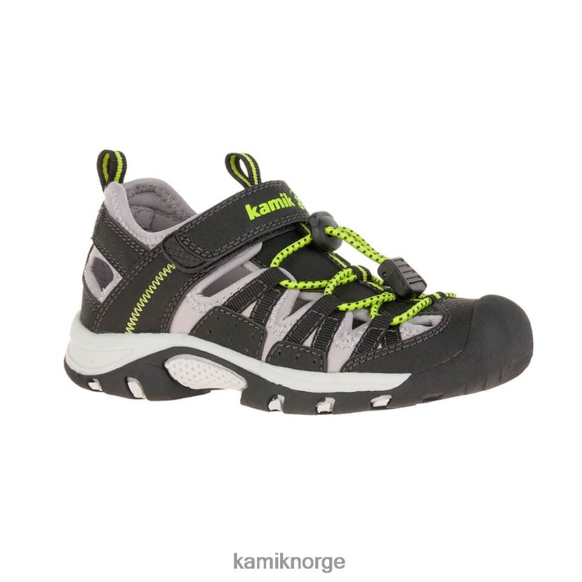 sandaler Kamik villkatt svart lime barn T20H00254