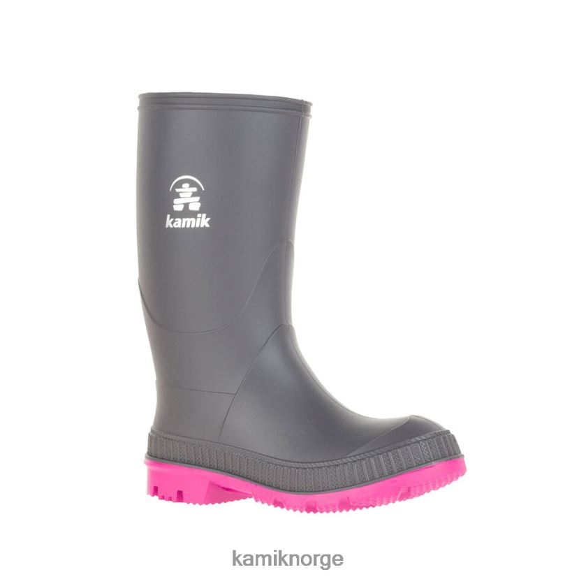 støvler Kamik trampe kull/magenta barn T20H00206