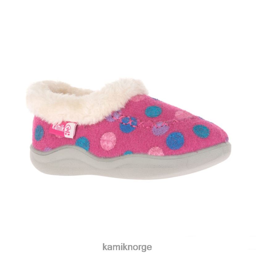 tøfler Kamik koselig hytte 2 rosa barn T20H00348