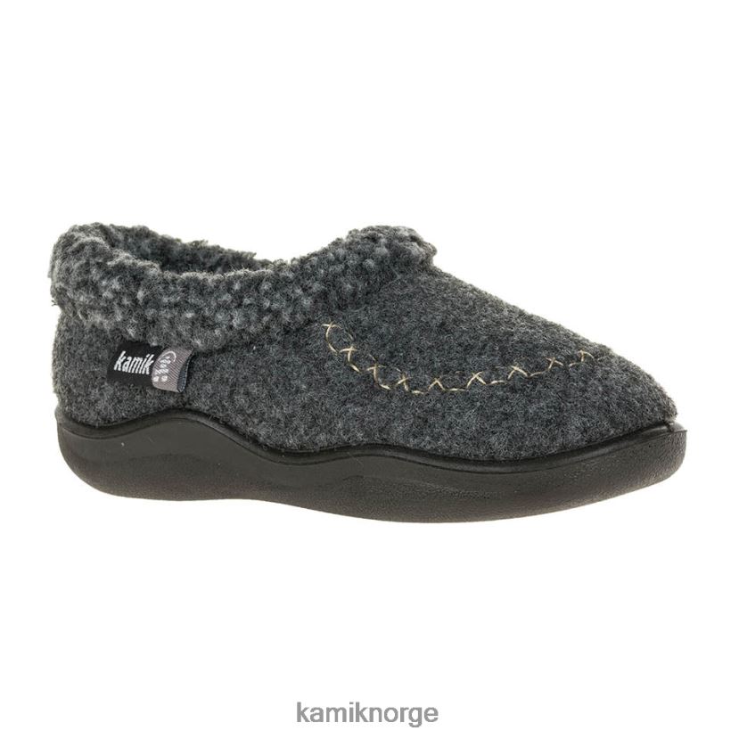 tøfler Kamik koselig hytte 2 svart barn T20H00344