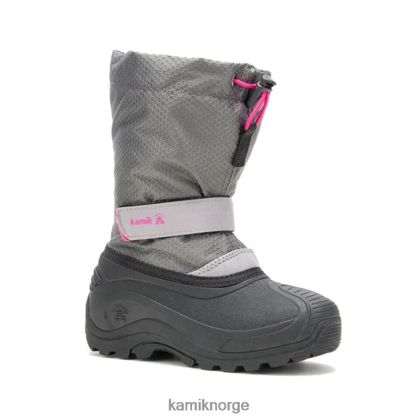 vinterstøvler Kamik finley 2 grå/rosa barn T20H00276