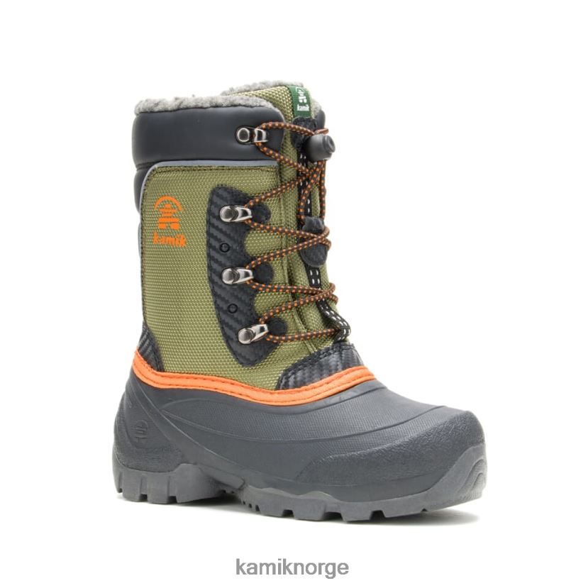 vinterstøvler Kamik luke 3 oliven barn T20H00294