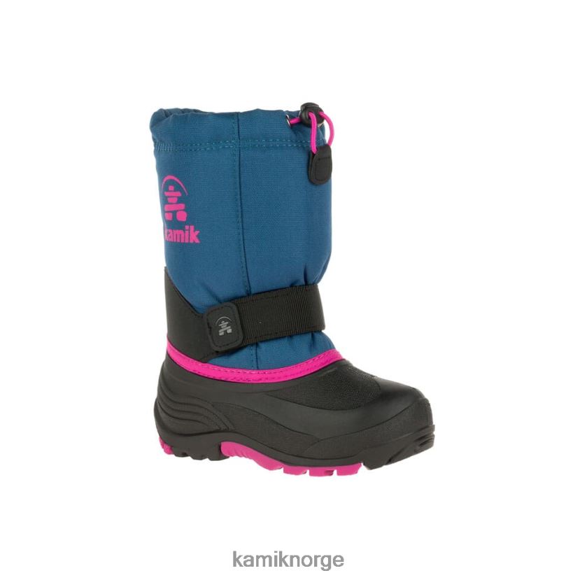vinterstøvler Kamik rakett bred lett marine barn T20H00343