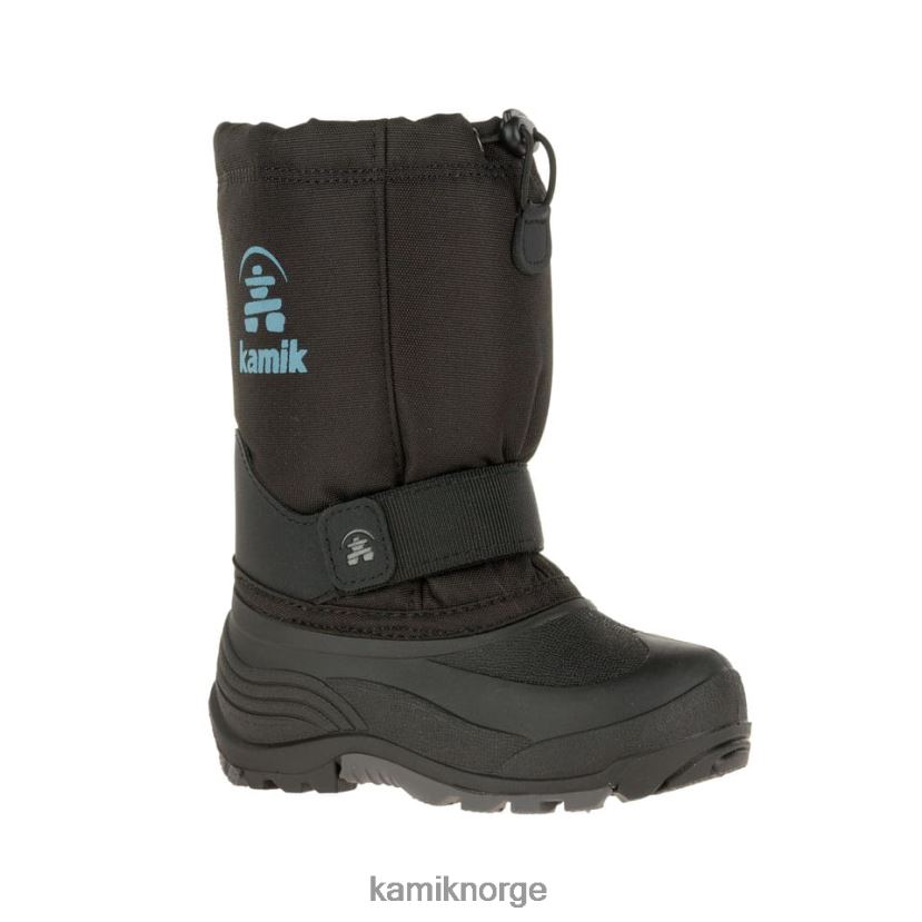 vinterstøvler Kamik rakett bred svart barn T20H00340
