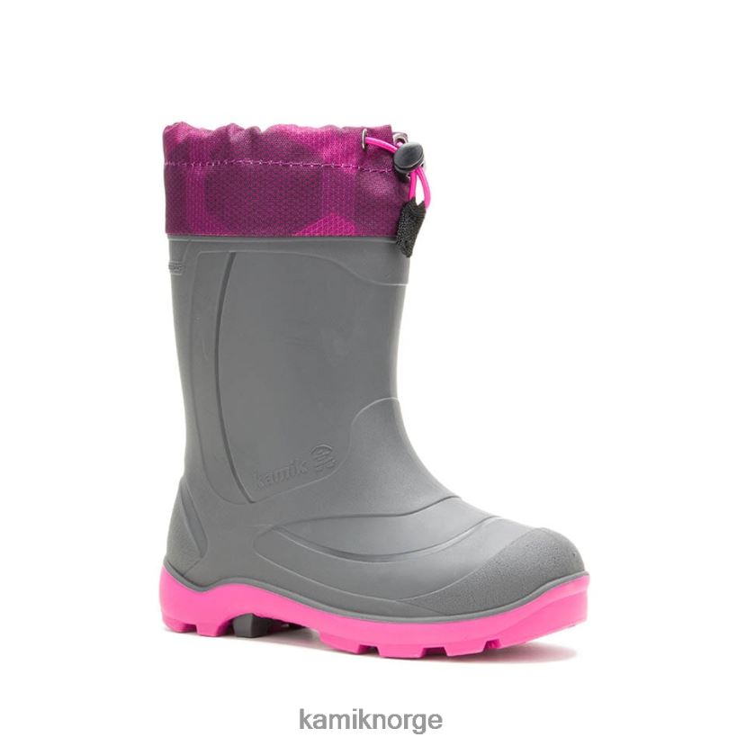 vinterstøvler Kamik snobuster 2 blk/cha/magenta barn T20H00230