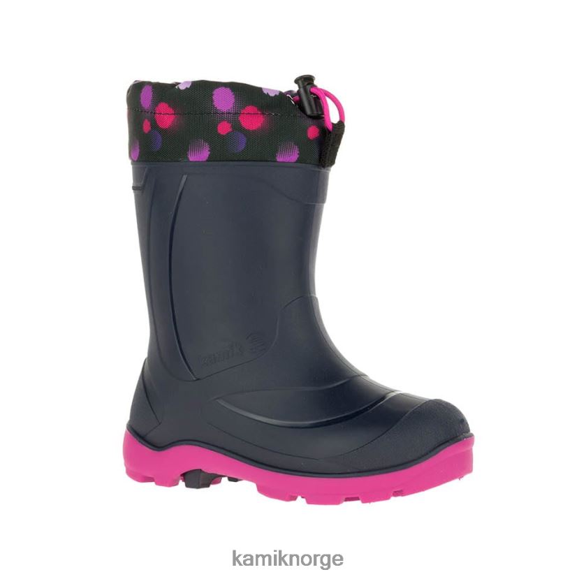 vinterstøvler Kamik snobuster 2 marine/magenta barn T20H00231