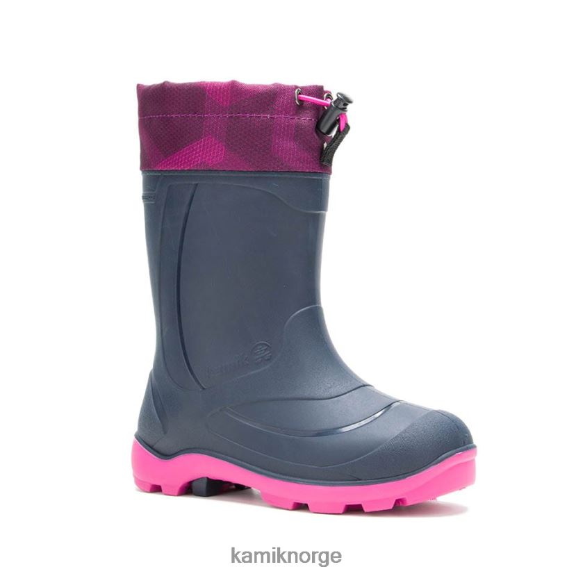 vinterstøvler Kamik snobuster 2 marine/rosa barn T20H00226