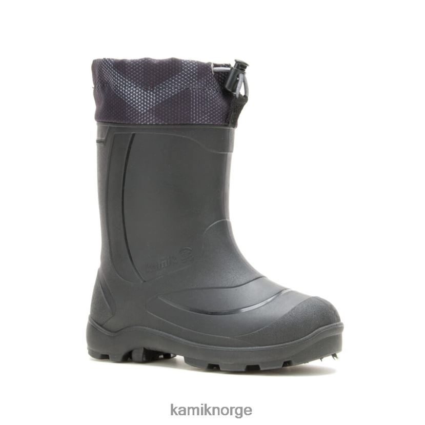 vinterstøvler Kamik snobuster 2 svart/kull barn T20H00229