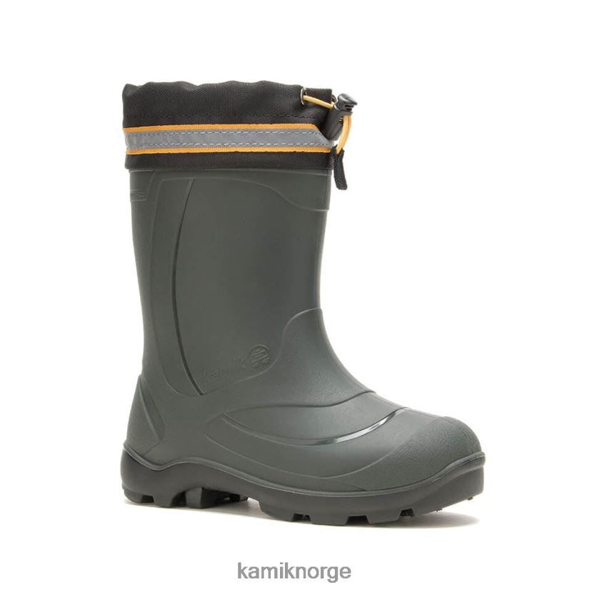vinterstøvler Kamik snobuster 3 blk oransje khaki barn T20H00234