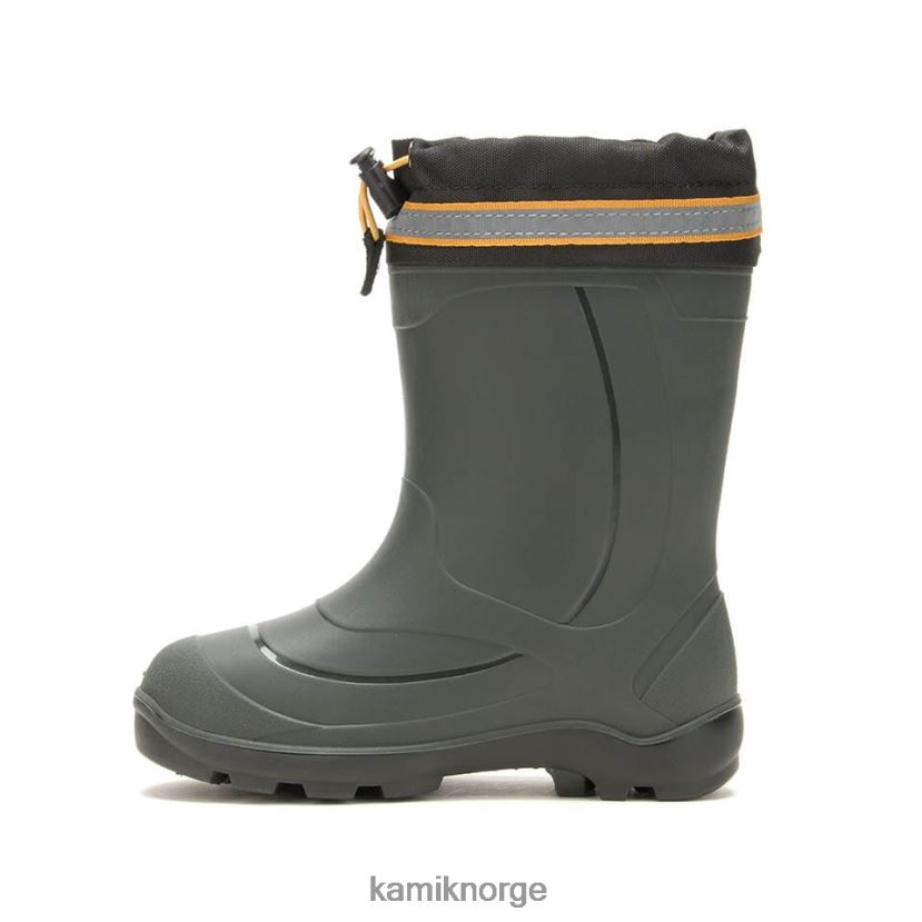 vinterstøvler Kamik snobuster 3 blk oransje khaki barn T20H00234
