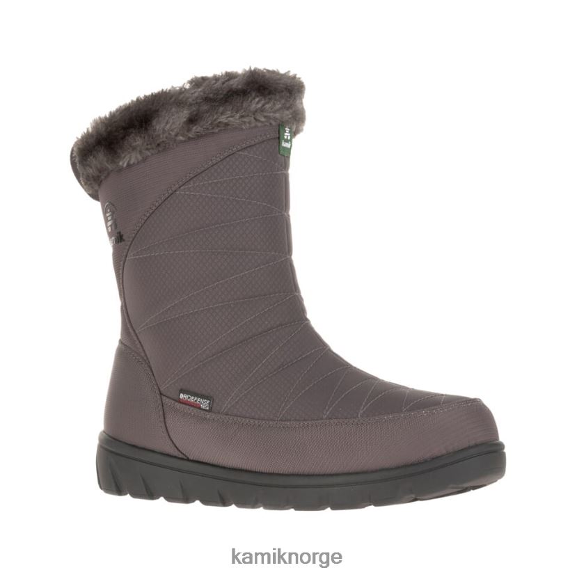 vinterstøvler Kamik hannah zip w kull kvinner T20H00163