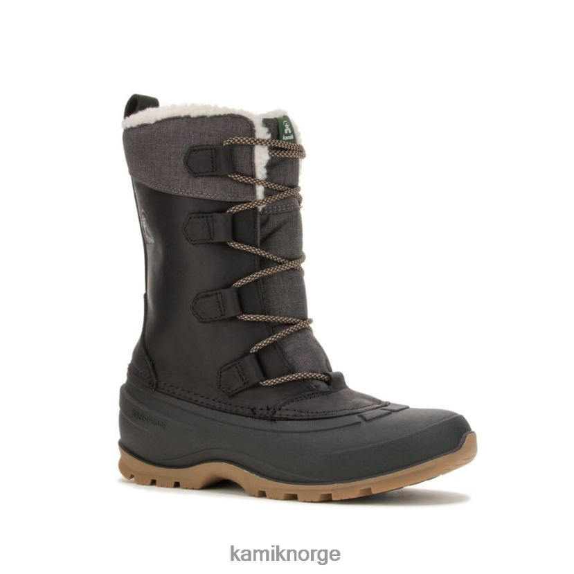 vinterstøvler Kamik snøgem svart kvinner T20H00159