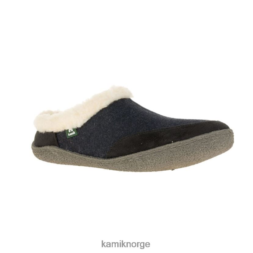 tøfler Kamik hytte svart menn T20H00549