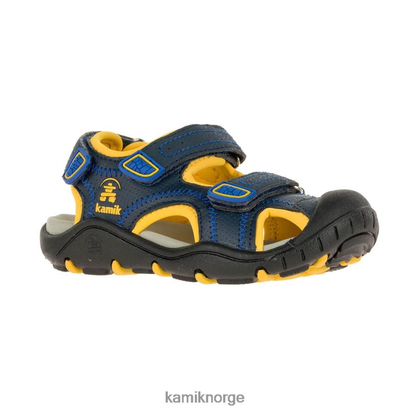 sandaler Kamik havskilpadde 2 marine/sitrus småbarn T20H00392