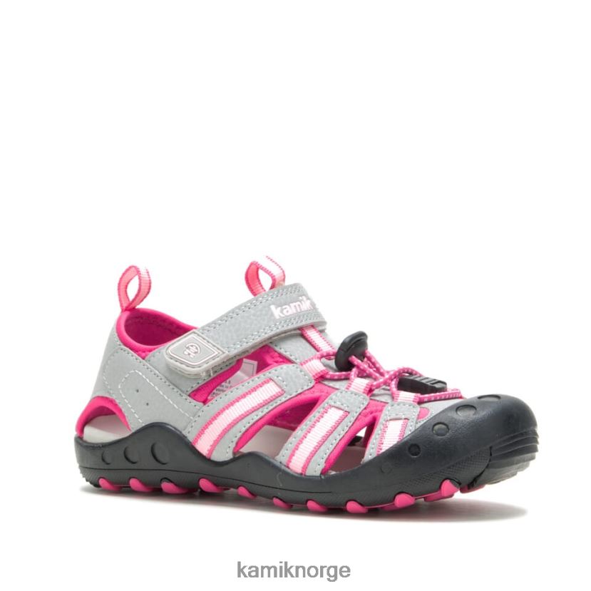 sandaler Kamik krabbe grå/rosa småbarn T20H00385