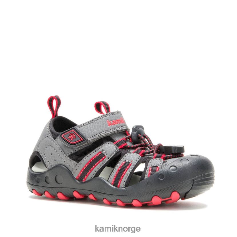 sandaler Kamik krabbe kull/rød småbarn T20H00386