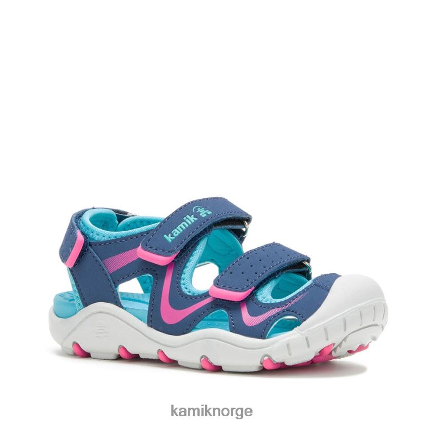 sandaler Kamik vandre marine/magenta småbarn T20H00381