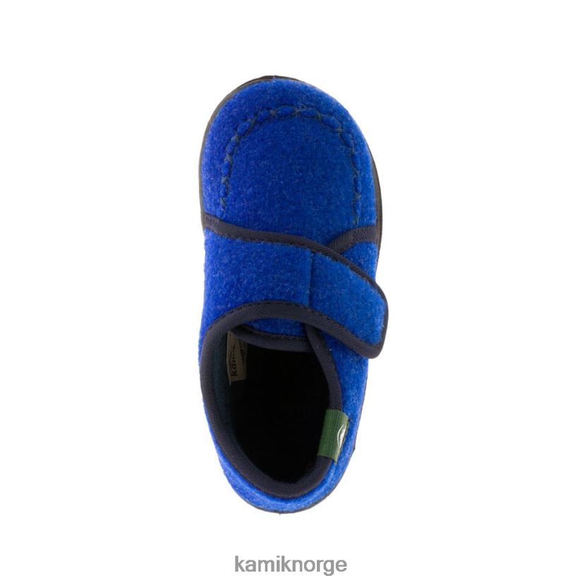 tøfler Kamik cozylodge storm blå/svart småbarn T20H00442
