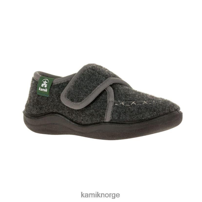 tøfler Kamik cozylodge svart/kull småbarn T20H00443