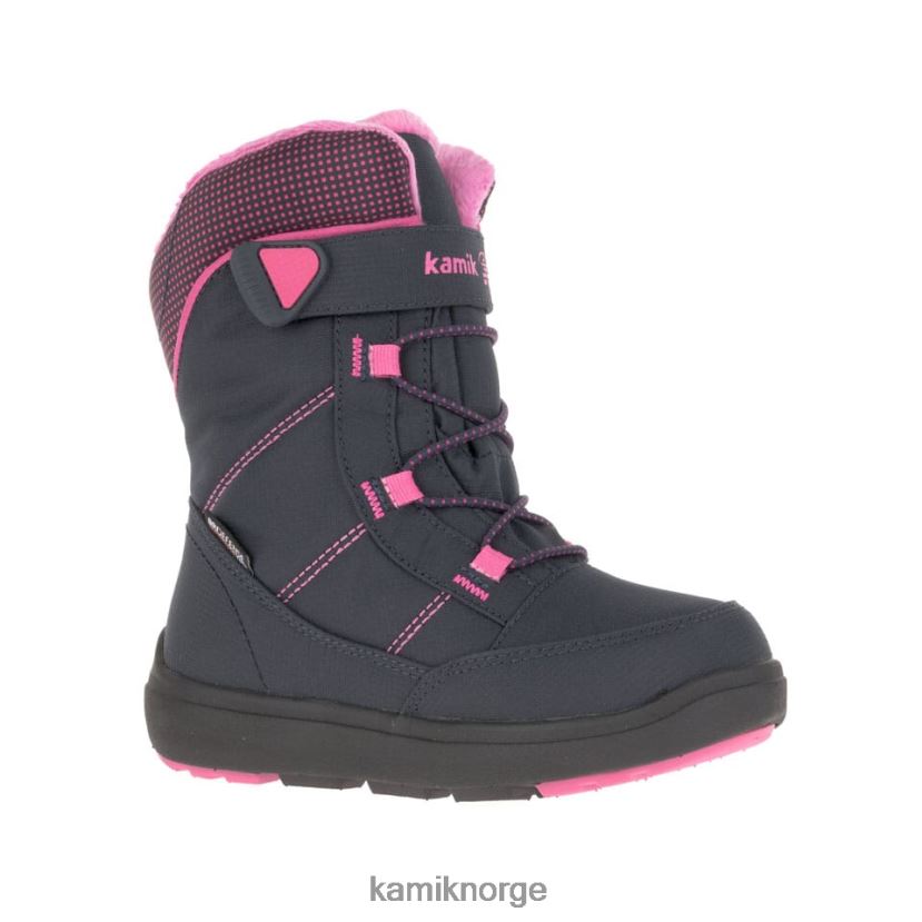 vinterstøvler Kamik holdning 2 marine/magenta småbarn T20H00429