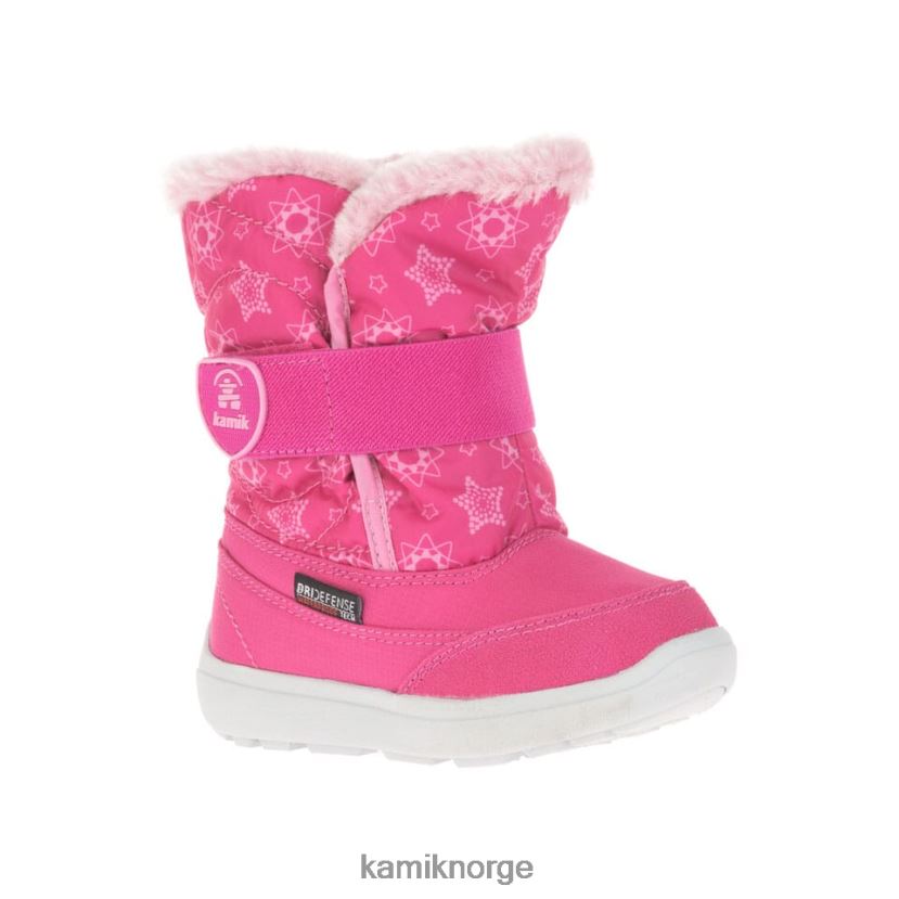 vinterstøvler Kamik snøbi-trykk fuchsia småbarn T20H00398