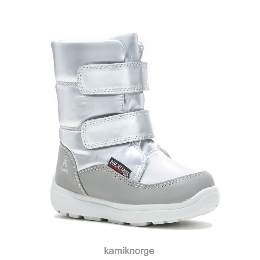 vinterstøvler Kamik snowcutie sølv småbarn T20H00426